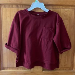 red crop top
